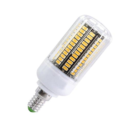 Phigoning 8X E14 10W 5733 SMD 136 LED Corn Light Bulb Cool White AC220-240V Energy Saving LED Light 360 Degree