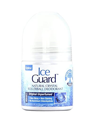 2 X Iceguard Ice Guard Original Natural Crystal Deodorant Roll On - 50ml