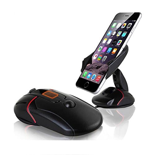 Car Phone Holder LOUISWARE Universal Car Mount Adjustable Dashboard Windshield iPhone Car Cradle, 360 Degrees Rotations Extendable Arm Strong Sticky Gel Pad Phone Mount for iPhone 7 6 6s Plus 5S SE, Samsung S8 S7 S6 , HTC, Huawei and other Smartphone
