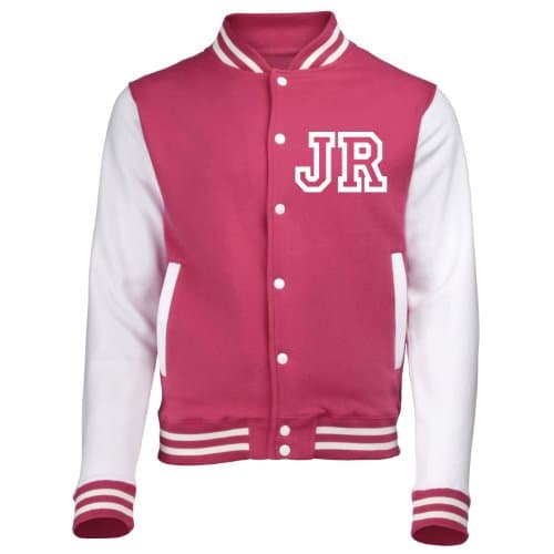Kids Varsity Jacket with Front Initial Personalisation