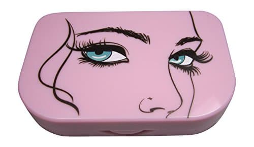 Starfish Spirit False Eyelash Case Holder - Three Tier Box, Organizer for Travel, Storage (Pink)