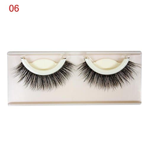 2018 New False Eyelashes, GreatestPAK Natural Long Thick Soft Self-Adhesive Handmade (06)