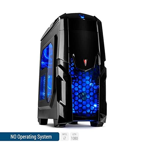 Sedatech Ultimate Gaming PC Intel i7-7700K 4x 4.20Ghz (max 4.5Ghz), Geforce GTX1080 8Gb, 16Gb RAM DDR4, 500Gb SSD, 2Tb HDD, USB 3.0, Wifi, CardReader, HDMI2.0, 4K resolution, DirectX 12, VR Ready. Desktop Computer without OS