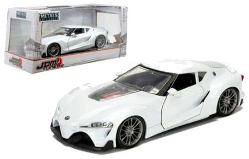 JADA 1:24 SCALE DIECAST MODEL W/B METALS JDM TUNERS TOYOTA FT-1 CONCEPT WHITE 98780