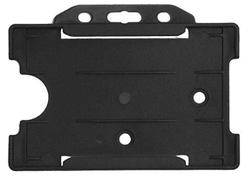 Open cardholder REKO 14, Black, Polypropylene, for a single card