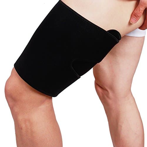 Anera Hamstring Compression Wrap - Pulled Hamstring Strain Support for Injury - Torn Hamstring Brace for Tendinitis Leg Pain Muscle Pull or Strain Soreness - Neoprene Compression Sleeve