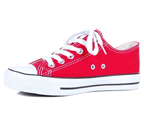 low top canvas plimsole lace up rubber toe trainers