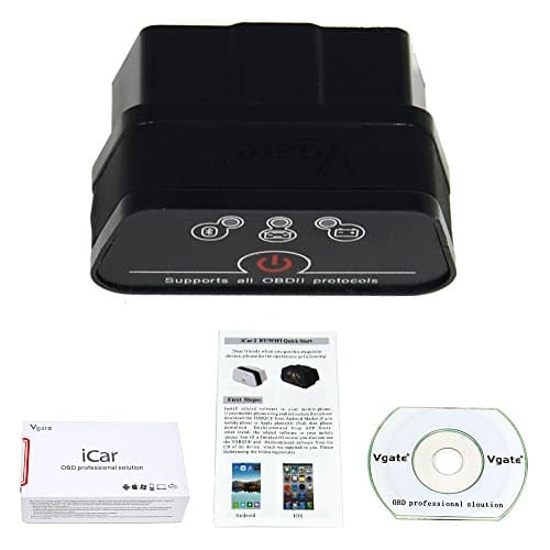 OBD2 Code Reader Vgate iCar 2 WiFi OBD2 Scanner Scan Tools Interface Adapter Check Engine Light Car Diagnostics Tool for Android/ IOS/PC