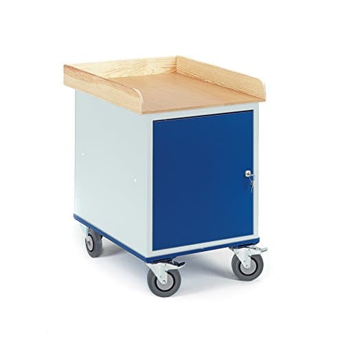 Wheeled Rolling Steel Cabinet 7 4358