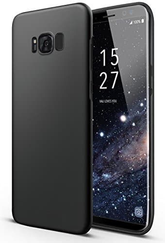 Galaxy S8+ PLUS case - vau SlimShell thin protective hard back cover (matte black)