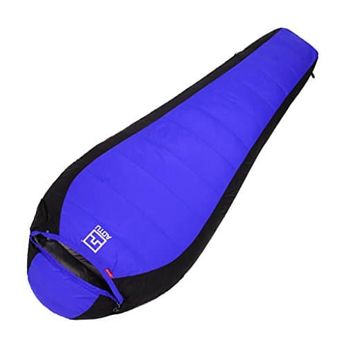 sleeping bag Mummy Duck Down Sleeping Bag Ultra-light Section Outdoor Camping Adult Mummy Sleeping Bag, Home Travel Envelope Down Sleeping Bag Outdoor sleeping bag ( Color : Blue , Weight : 2.3KG )