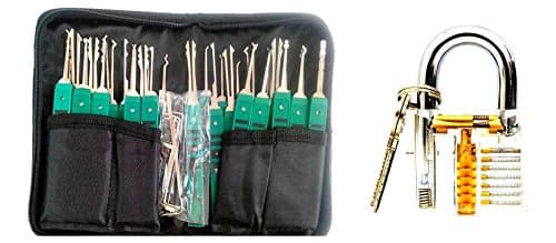 Bullkeys Brand New Master Tooling Full System With 32 Pcs Maintain Combination and a Transparent Lock for Players Practice