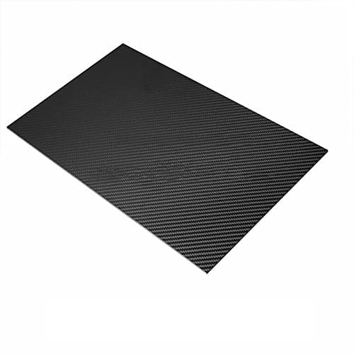 Novmotor 100% 3K Carbon Fiber Plate Plain Weave Panel Sheet 400×500 1.5-5MM Thickness Glossy Surface … (3.0MM)