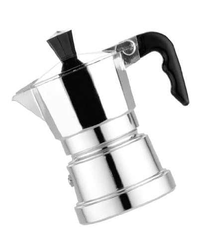 Top Moka TM-T6CS-CH 6 Cup Espresso Maker Silver in Chrome