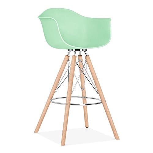 Cult Design Moda Bar Stool with Armrest CD3 - Pastel Green