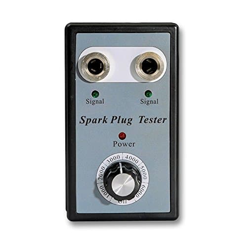 VXSCAN Car Spark Plug Tester with Adjustable Double Hole Detector Ignition Plug Analyzer for 11mm Spark Plug
