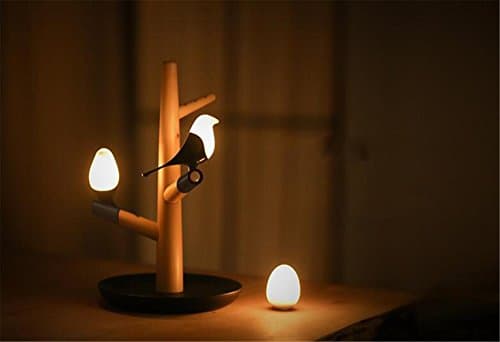 SIRIUS HEART Night Light, USB Rechargeable Light Control, Magpie In The Branches, Atmosphere Lights, Body Sensing, Can Be Installed On The Wall