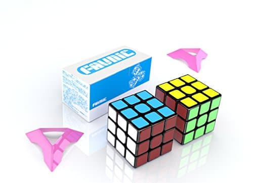 FAVNIC Speed Cube Set, Magic Cube Set of 3x3x3 Cube Smooth Puzzle Cube