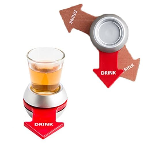 ALINT 1PC Modern Design mini And Overvalue Spin The Shot Spinner Novelty Fun Party Drinking Game Bar Drinking Toy