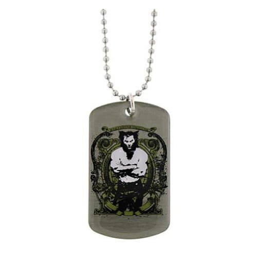 Marvel Comics Wolverine Standing Tall Dog Tag Necklace 5014