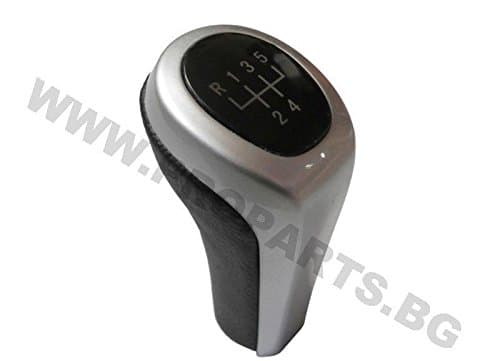 GEAR STICK SHIFT KNOB Aluminum Look 5 speed