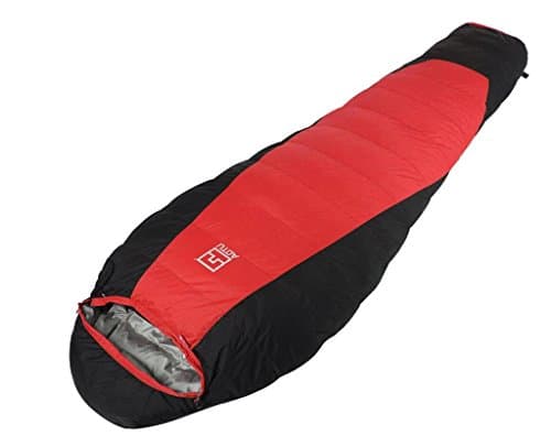 sleeping bag Mummy Duck Down Sleeping Bag Ultra-light Section Outdoor Camping Adult Mummy Sleeping Bag, Home Travel Envelope Down Sleeping Bag Outdoor sleeping bag ( Color : Red , Weight : 2.6kg )