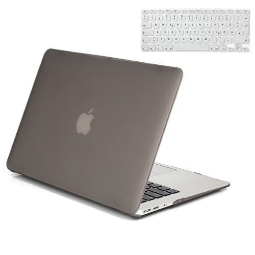 Gosin® 2 in 1 Ultra Slim Matte Plastic Rubberized Hard Protective Case Cover & Keyboard Skin for Macbook Air 13''