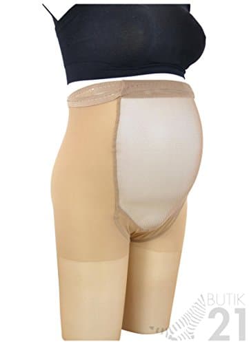 Maternity Light Support Compression Tights, Tights, 18 – 22 mmHg CCL1, Tan/Brown (Tanned)