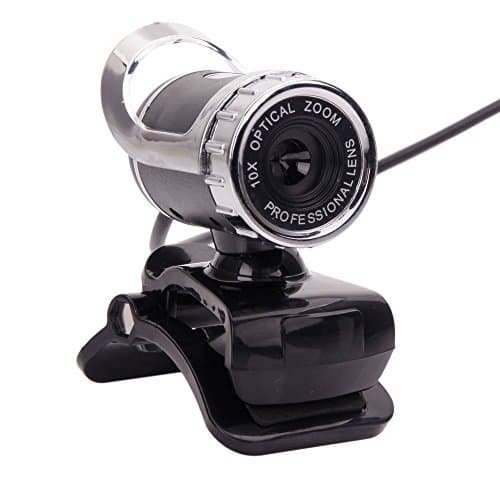 Vamery USB 2.0 12 Megapixel HD Camera Web Cam with MIC Clip-on for Desktop Skype Computer PC Laptop