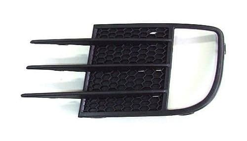 1x Front Bumper Grill Fog Light with Hole Right Side Black Plastic Right New