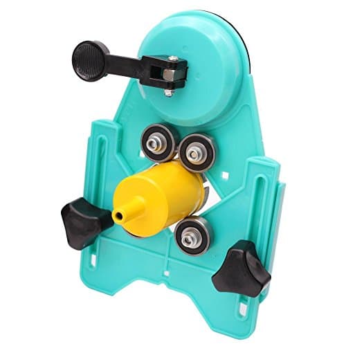 GORCHEN Drill Bit Hole Saw Guide Jig Fixture Adjustable Diamond Hole Cutter Centering Locator Holder with Vacuum Suction Base