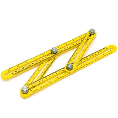 Form and angle template, versatile all-round tool for the DIY high quality, sturdy thanks to metal set screws, stencil