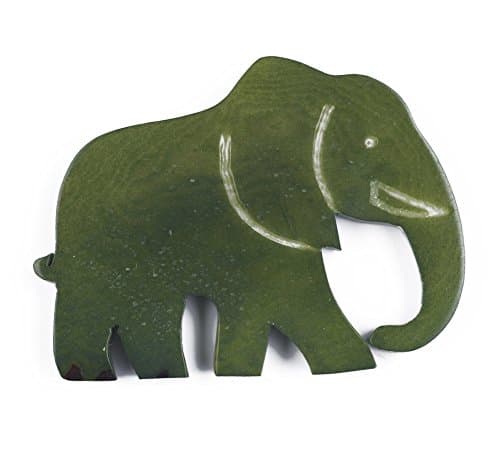 WWF Elephant Brooch - Green