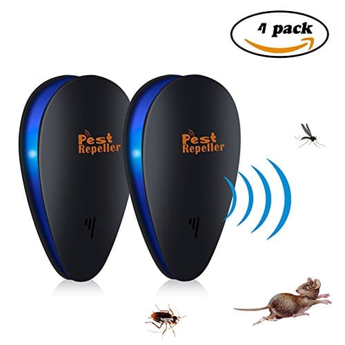 Frequency Conversion Ultrasonic Pest Repellent Insect Repellent Ants Mouse Home Small Electronic Insect Repellent,4Pack