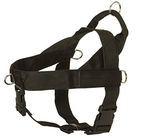 Pro Nylon Dog Harness for Pulling, Tracking, Training and SAR - Size M with Blank Velcro Patches