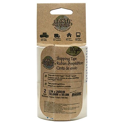 Earth Hugger Bandit Packaging Tape Refill Rolls, 2" x 55 Yd, 2 Pack (74041-EH)