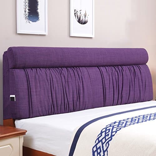 HWF backrest pillow cushions Triangle Lumbar Pillows Cushion Sofa Bed Rest Reading Pillows Luxury Back Waist Support Pillow(3 Colors) Removable ( Color : A , Size : 120*60CM )