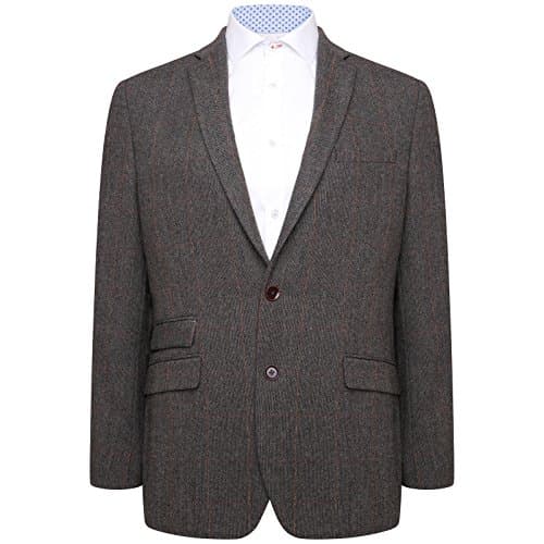 Men's Blazer Tailored Fit Wool Blend