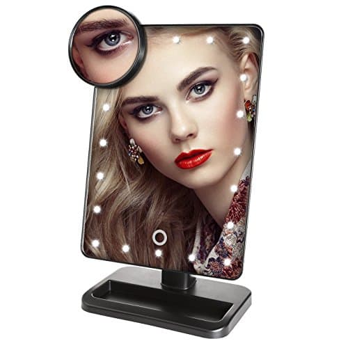 Vamsluna Touch Screen 20 LED Make-up Mirror with Lights Professional and Table Cosmetic Mirror