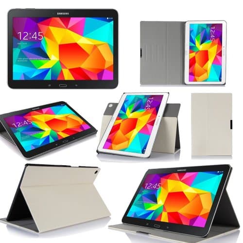 Samsung Galaxy Tab Leather Case 4 8.0 (Wi-Fi / 3 g 4 g LTE Case Blue with Stand-Accessories UltimKaz Tablet PC Samsung Galaxy Tab 4 8 "Sm-Depth: 330 / T331 T335 / PU Leather Case White)-XEPTIO: Exceptional Vorbestellen