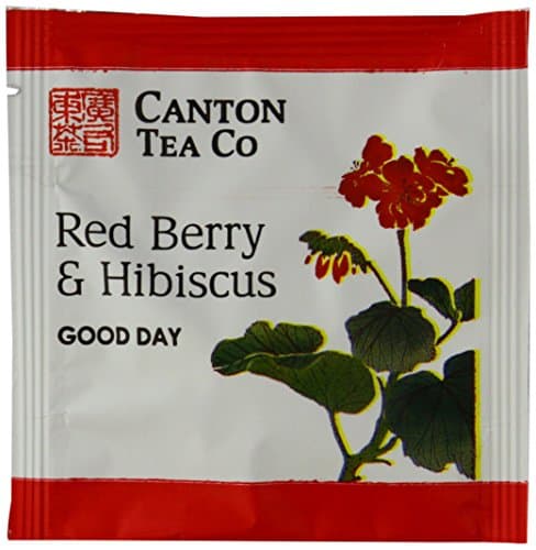 Canton Tea Wrapped Pyramids Red Berry 50 Teabags