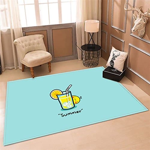 Creative Light- Rug Summer MultiWare/Anti-Skid/Sof for Bedrooms Living Room Kids Rooms Kitchen Cleaning Carpet Doormat (Color : #2, Size : 120x160cm)