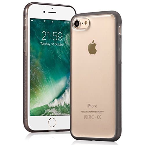iPhone 7 Case, Wonanse Anti Gravity for iPhone 7 Case Magical Nano Can Stick to Glass, Whiteboards, Mirrors Tile and Smooth Surfaces Gray