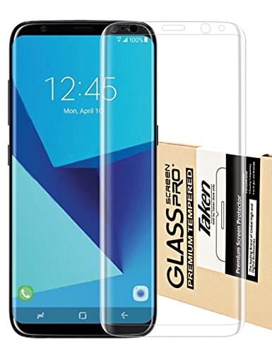 Galaxy S8 Plus Screen Protector - Taken Tempered Glass High Definition Full 100% Coverage Screen Protectors for Samsung Galaxy S8 Plus(Clear)