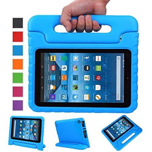 Fire 7 case,Fire 7 2015 Case,Sztook Kids Shock Proof Convertible Handle Light Weight Super Protective Stand Cover for Amazon Fire Tablet (7 inch Display - 5th Generation, 2015 Release Only),Blue