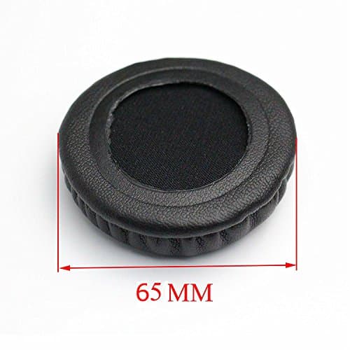 WARRAH Muti-Model Elastic Headphone Foam Sponge and Pu Leather Cover,New Replacement Ear Pads Cushions Headset Repair Kit Parts for Universal Diameter 65MM (JZF-21)