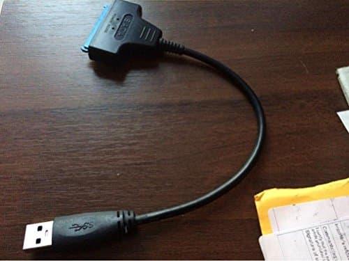 TWIFER USB 3.0 To SATA 22 Pin 2.5 Inch Hard Disk Driver SSD Adapter Cable (55cm)