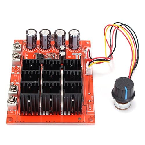 Wishfive DC 10-50V 60A 3000W Motor Driver Module PWM Motor Speed Controller 12V 24V 48V