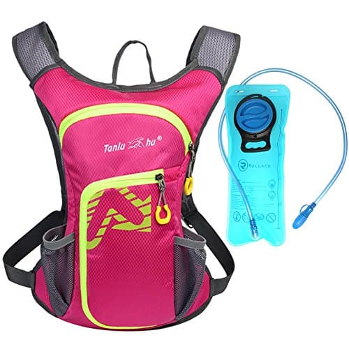 12L Hydration Pack with 2L Water Bladder – Waterproof Camping Hiking Running Biking Trekking Climbing Cyclng Hydration Backpack & Rucksack – Sports Outdoor Water Reservoir Bag For Women Men