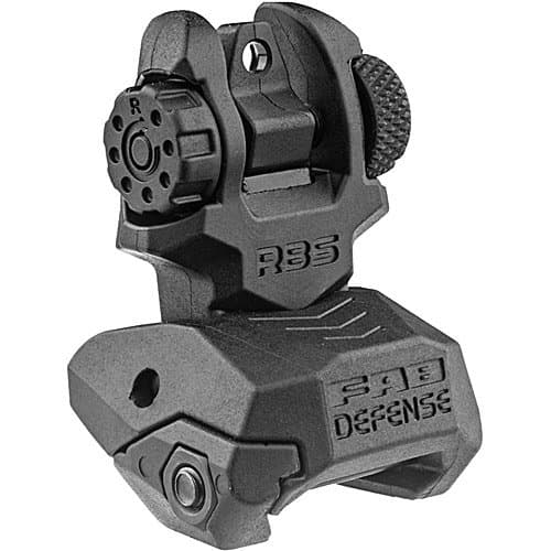 RBS Rear polymer Back-up sight by Fab Defense (Black)